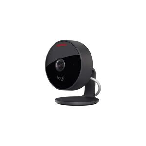 Logitech®   Circle View - Netværksovervågningskamera - udendørs, indendørs - vejrbestandig - farve (Dag/nat) - 1920 x 1080 - 1080p - audio - trådløs - WiFi