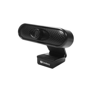 Sandberg USB Webcam 1080P HD - Webcam - farve - 2 MP - 1920 x 1080 - 1920 x 1080 - 1080p - audio - USB 2.0