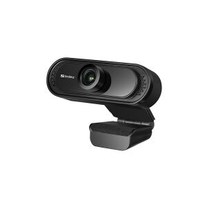 Sandberg Saver - Webcam - farve - 2 MP - 1920 x 1080 - 1080p - audio - USB 2.0