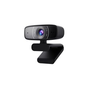 ASUS C3 USB FullHD Webcam with Wide Angle Lens, Beamforming Microphone