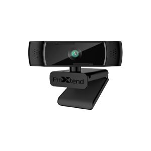 ProXtend X501 Full HD PRO - Webcam - farve - 1920 x 1080 pixel - audio - USB - Sort