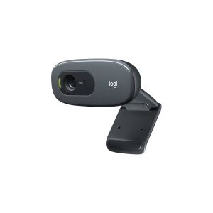 Logitech HD Webcam C270 - Webcam - farve - 1280 x 720 - lyd - USB 2.0