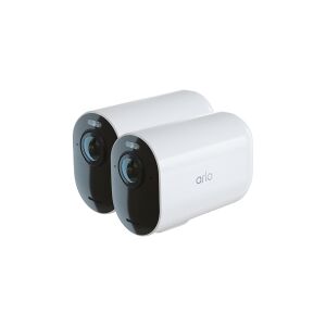 Arlo Ultra 2 XL - Netværksovervågningskamera - kugle - vandresistent - farve (Dag/nat) - 3840 x 2160 - audio - WiFi (pakke med 2)