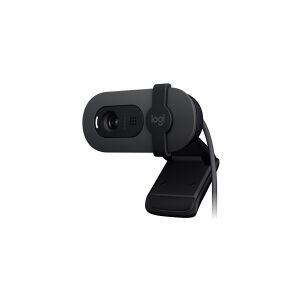 Logitech BRIO 105 - Webcam - farve - 2 MP - 1920 x 1080 - 720p, 1080p - audio - USB