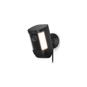 Amazon Ring Spotlight Cam Pro Plug-In - Netværksovervågningskamera - udendørs - vejrfast - farve (Dag/nat) - 1080p - audio - trådløs - WiFi