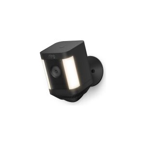 Ring Spotlight Cam Plus Battery - Netværksovervågningskamera - udendørs - vejrfast - farve (Dag/nat) - 1080p - audio - trådløs - WiFi