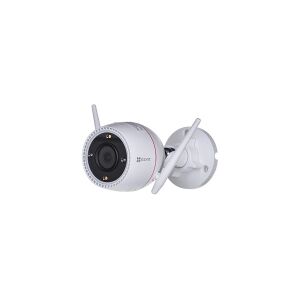 EZVIZ Wi-Fi Bullet Kamera i hvid, 4MP 2.8mm optik, IR op til 30m, 12V DC og SD slot op til 512GB, mikrofon & højtt., IP67