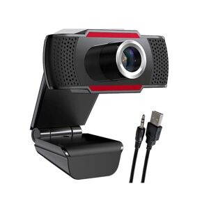 Northix Webcam med indbygget mikrofon - 1280 x 720 - HD Black