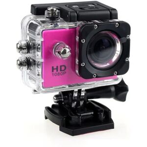 Northix Sport Cam Full HD 1080p/720p - med tilbehør Pink