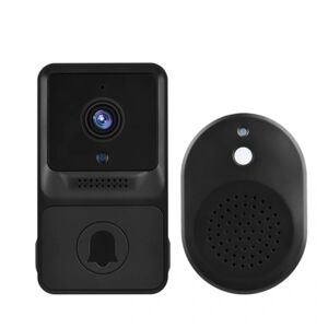 Global Smart Dørklokke med Kamera - WiFi, 2-vejs Audio & Nattesyn Black