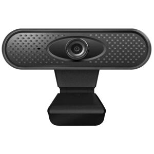 Teknikproffset Webkamera med indbygget mikrofon, 1920x1080P, Sort