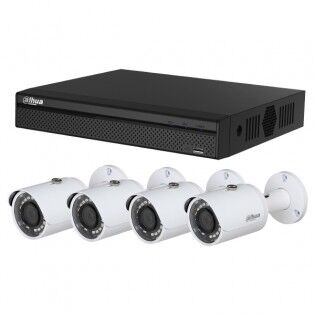 Dahua Surveillance System 4 FullHD-kameraer