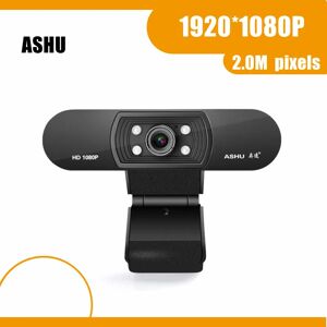 ASHU Webcam 1080P  caméra HDWeb avec Microphone HD intégré  1920x1080p  prise USB  Webcam nplay  vidéo à