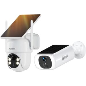 Caméra Surveillance WiFi Extérieure sans Fil Solaire 360°PTZ Q04+ Camera sans fil solaire Fixe C3 - Anran - Publicité