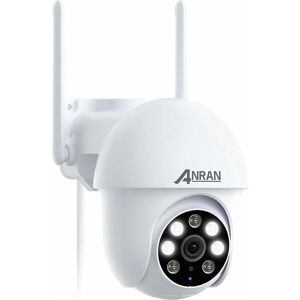 - Caméra de Surveillance WiFi Extérieure 5MP, 360° ptz Caméra ip avec Suivi Automatique, Vision Nocturne Couleur 30m, Audio Bidirectionnel,