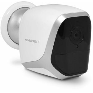 Avidsen - Outdoor/Indoor WiFi IP Camera - WiFi Connected - Plug and Play - Standalone on Batteries or USB Adapter - Motion Detector -720p - 110° Vision - Infrared Lighting - Publicité