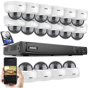 ANNKE-H800 - Système de sécurité PoE 4K 16 canaux 16 caméras, détection des personnes et des véhicules, microphone intégré, vision nocturne EXIR 2.0, - Publicité