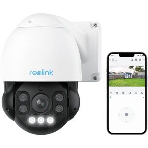 Reolink Caméra de Surveillance 4K 8MP PoE Extérieur,Pan/Tilt,Zoom optique 5X,Vision nocturne couleur,Détection Intelligente - Publicité