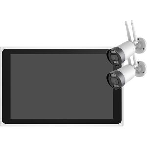 LINK2HOME Kit 2 caméras int/ext wifi + 1 écran de surveillance Link2home