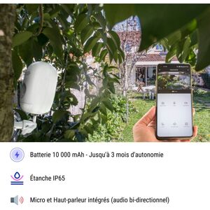 Caméra Wi-Fi d'extérieur sur batterie, 1080P Full HD, IP65 - Konyks Camini Go