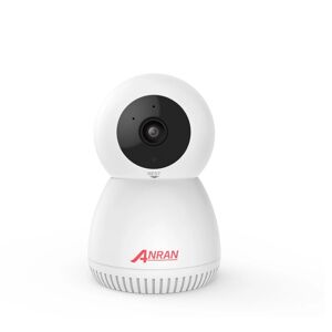 Caméra de surveillance WiFi sans fil ANRAN CA43 HD 3MP, Contrôle à distance via application, Vision nocturne, suivi auto
