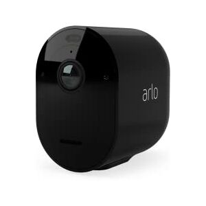 Arlo Pro 4 Camera Surveillance WiFi Exterieure Sans Fil, 2K HDR, 160° Vision Nocturne Couleur, Sirène, Détection De Mouvement, Audio Bidirectionnel, Essai  Secure inclus, 1 Caméra, Noir - Publicité