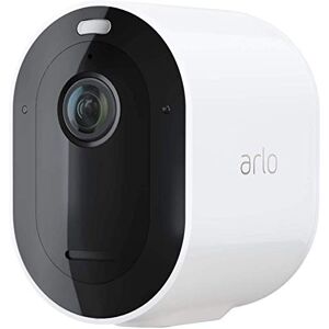 Arlo Pro 4 Camera Surveillance WiFi Exterieure Sans Fil, 2K HDR, 160° Vision Nocturne Couleur, Sirène, Détection De Mouvement, Audio Bidirectionnel, Essai  Secure inclus, 1 Caméra, Blanc - Publicité