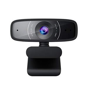 Asus Webcam C3 1080p HD USB Caméra – Microphone Beamforming Inclinable Réglable Rotation à 360 degrés Grand champ de vision, Compatible avec Skype, Microsoft Team et Zoom - Publicité