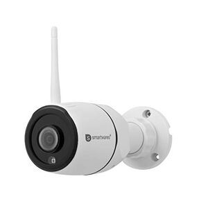Smartwares Caméra de surveillance WiFi extérieure  CIP-39220 Full HD 1080 p Rotation numérique à 180° Détection de mouvement Vision nocturne Application gratuite - Publicité