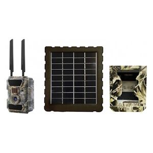 Semac Caméra Chasse Full Hd Extérieure 4g + Panneau Solaire 12v + Caisson Usage Non Intensif Optex - Publicité