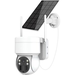 Grantek Caméra Solaire Extérieure WiFi Sans Fil Rotative PTZ