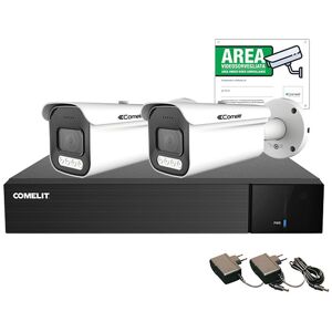 Comelit AHD IP67 kit de vidéosurveillance caméra bullet 2.7-13.5mm 5 MP AHKIT008N05A