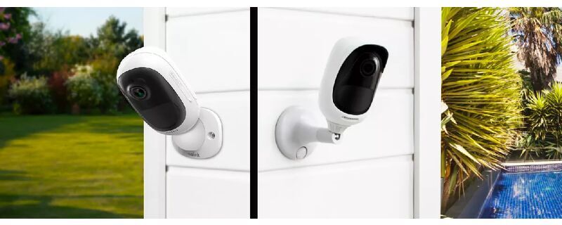 ULTRA SECURE Caméra 100% sans-fil extérieure autonome IP / WIFI - Plage horaire / IP65 /