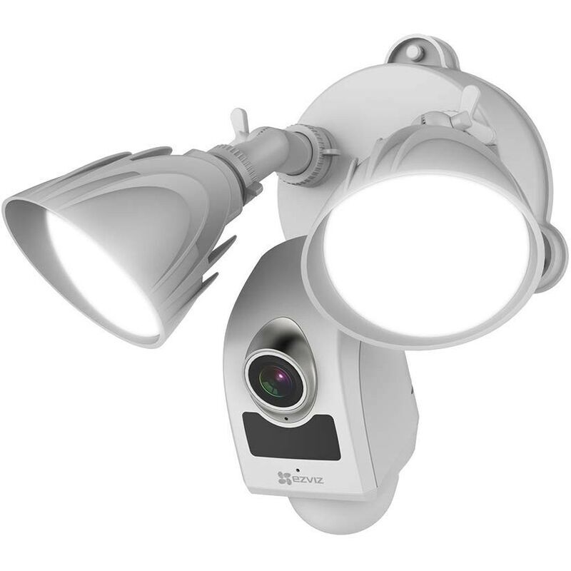 EZVIZ CS-LC1-A0-1B2WPFRL - Caméra extérieure avec projecteur LED et sirène - Blanc