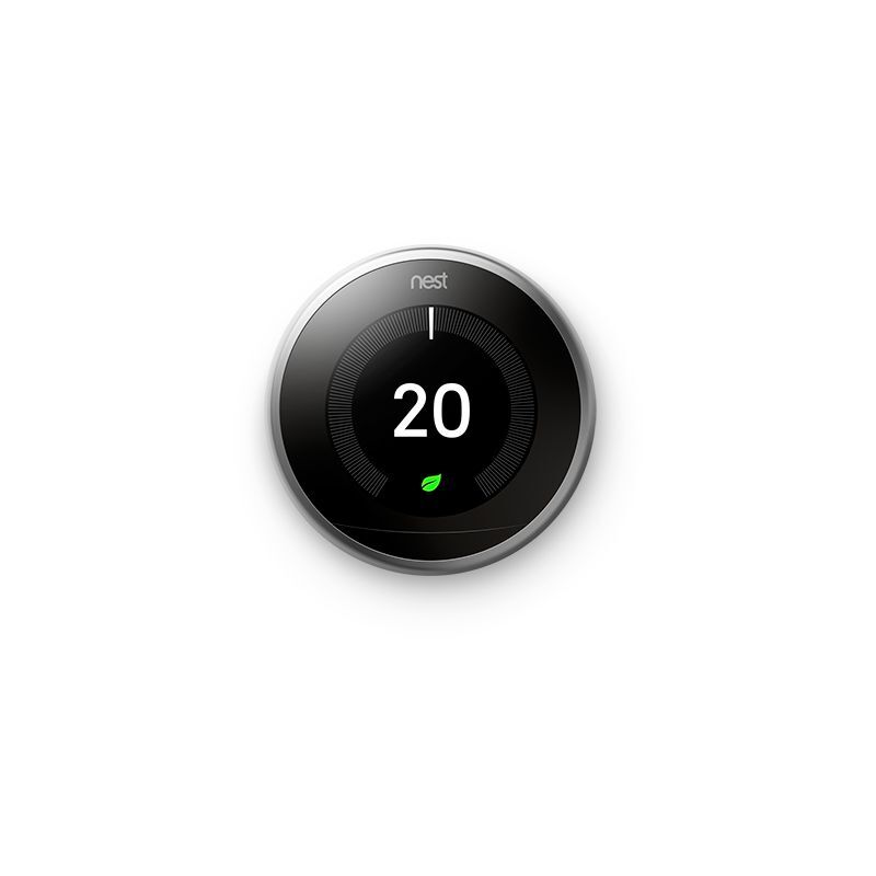 Nest Thermostat Acier Inoxydab