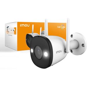 Imou Bullet 2 Full HD (2Mp) Telecamera di sicurezza Wifi da esterno Full color con sirena e faretto