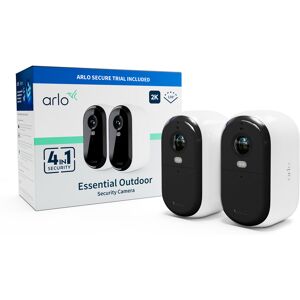 Arlo Essential 2K Telecamera di sicurezza IP Interno e esterno 2560 x 1440 Pixel Soffitto/muro [VMC3250-100EUS]