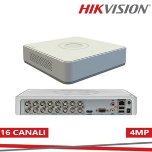 Dvr hikvision ds-7116hqhi-k1 16 canali 4 megapixel ibrido 5 in 1 hd...