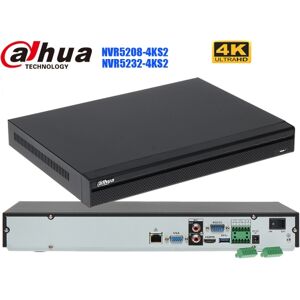 Dahua nvr5208-4ks2 nvr ip 8ch 4k ultra hd 12mpx 320mbps h.265 serie...