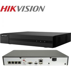 Nvr hikvision hiwatch hwn-4104mh-4p(b) 4 canali 8 megapixel 4k poe