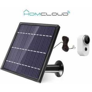 Homcloud Pannello solare con micro usb per telecamera free4