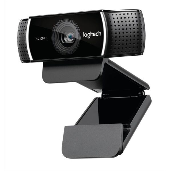 logitech webcam c922 pro steam-nero / grigio