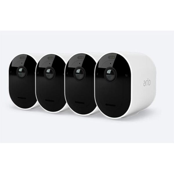 arlo videocamera di sicurezza wifi pro 5 pack da 4-white