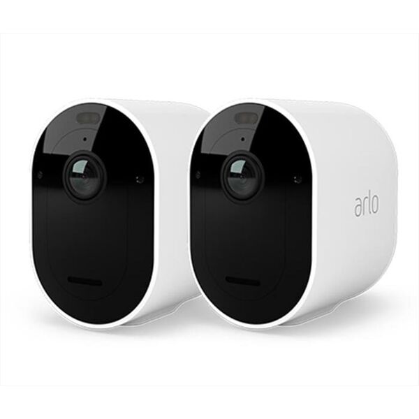 arlo videocamera di sicurezza wi-fi pro 5 pack da 2-white
