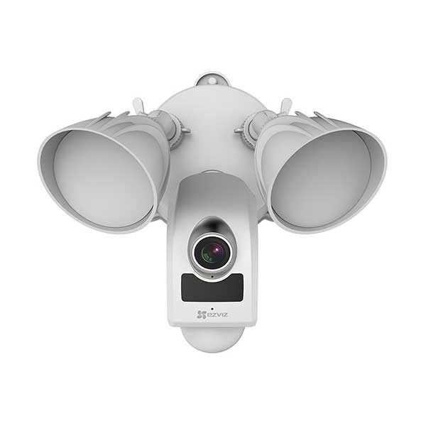 ezviz lc1 ip-cam con pir e lampade led esterno ip66 wi-fi full hd 2mpx sirena 100db audio slot sd p2p