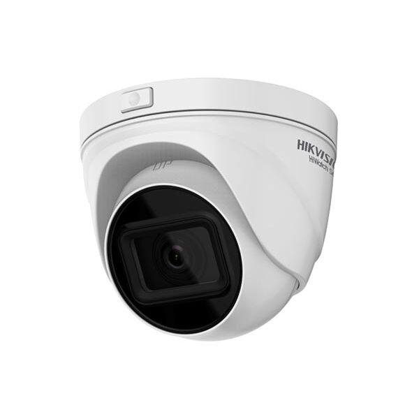 hikvision hwi-t641h-z hiwatch series telecamera dome ip hd+ 4mpx motozoom 2.8~12mm h.265+ poe slot sd ip67