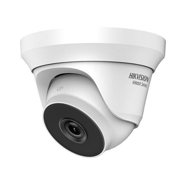 hikvision hwt-t250-m hiwatch series telecamera dome 4in1 tvi/ahd/cvi/cvbs hd+ 5mpx 2.8mm osd ip66