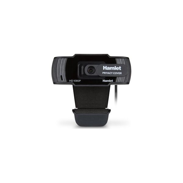 hamlet hwcam1080-p webcam con microfono full hd usb 2.0 colore nero - hwcam1080-p