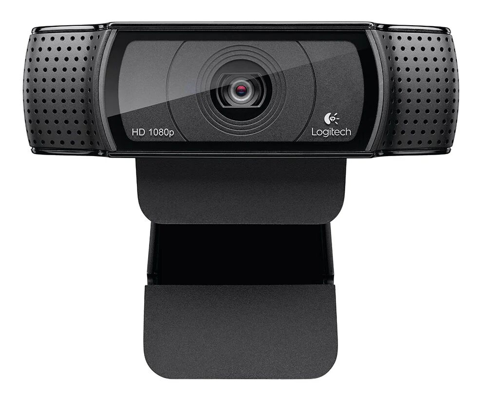 logitech c920 hd pro webcam, videochiamata full hd 1080p/30fps, audio stereo ‎chiaro, ‎correzione luce hd, funziona con skype, zoom, facetime, hangouts, ‎‎pc/mac/laptop/tablet/chromebook - nero
