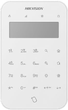 HIKVISION AX Pro DS-PK1-LT-WE. Tastiera led con display e lettore rfid incluso Wireless 868